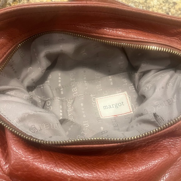 Margot Brown Soft Leather Crossbody Bag Purse Travel Boho - Picture 13 of 13